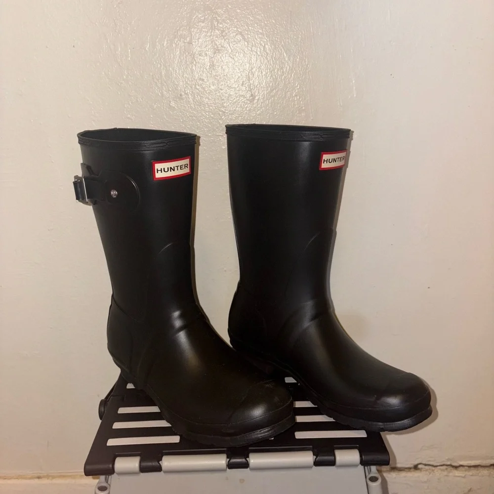 Hunter Black Rain Boots